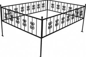 Эскиз ритуальной оградки 6